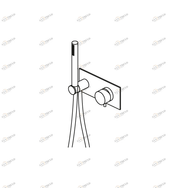 Оттаво. 12 58 R. Настенный смеситель Se Quadrodesign Ottavo
