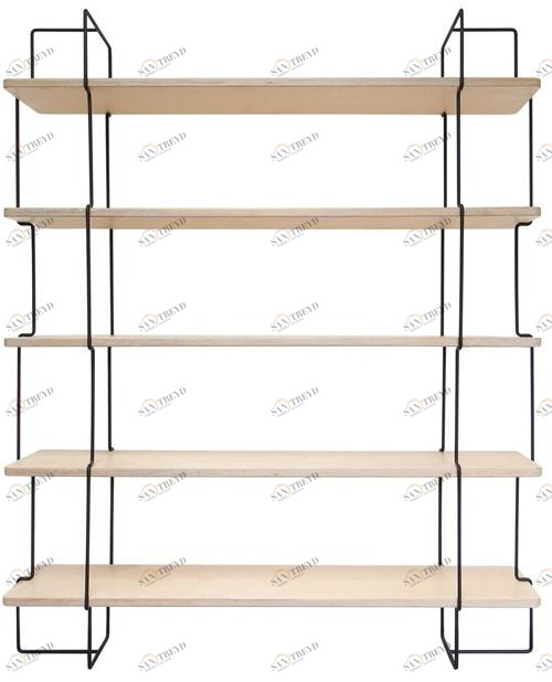 Compagnie Книжный шкаф с открытой стенкой из стали и дерева  P01 