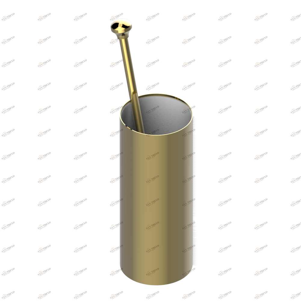 A52-4700 Стакан напольный и щётка для унитаза Thg-paris Broadway Золото A52-4700 CAT.F