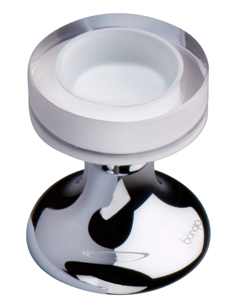 60510/44 Прогрессивный микшер для настенной установки полностью белый. Bongio Soffi