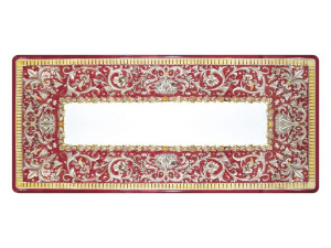 Прямоугольный стол из лавового камня