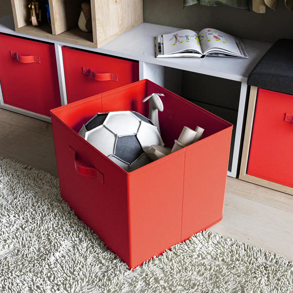 Короб Spaceo KUB для хранения - стильный органайзер 31×31×31 см 82658006 STLM-0032981