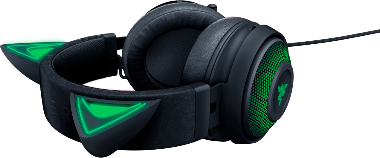 RZ04-02980100-R3M1 kraken kitty ed. - black- usb surround sound headset Razer Santreyd  - Вид №4