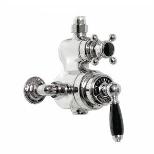 Traditional bathrooms Смеситель для душа термостат с фарфоровой ручкой БРАЙТОН Tb740.614bl.ag