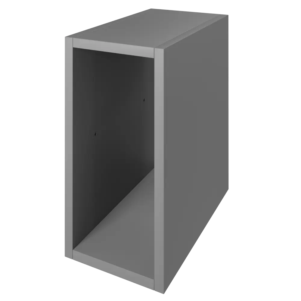 Стеллаж Spaceo KUB 1 секция 18x36.1x31.7 см ЛДСП цвет графит 82731869 STLM-2022240  - Вид №6
