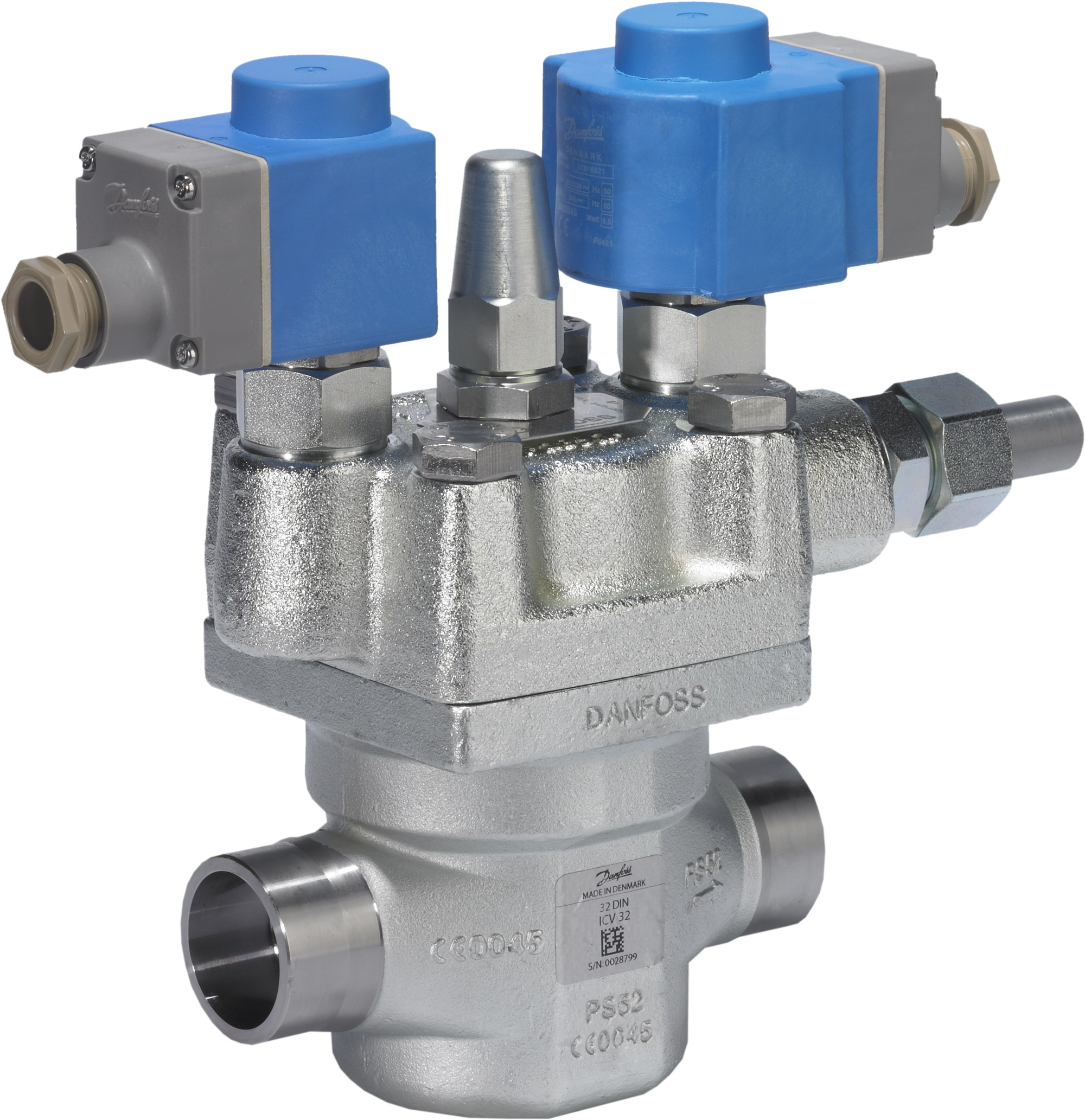 Danfoss ICLX — двухступенчатые клапаны ICLX 150 (D 150) Клапан соленоидный 027H7167  - Вид №2