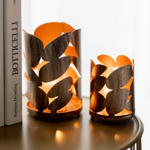 87892229 Подсвечник Madelaine металл цвет желтый 2 шт. STLM-0826645