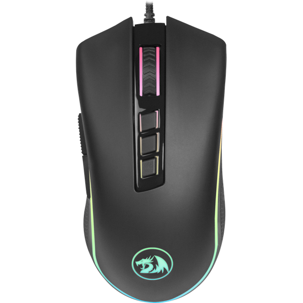 75054 проводная игровая мышь cobra rgb,9 кнопок,10000 dpi Redragon Santreyd  - Вид №1
