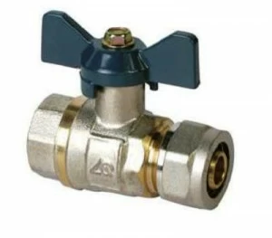 Кран шаровый 1/2х16 F г/ц В баб для МП AQL 874 AQL 874