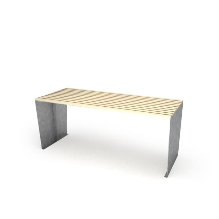 Прямоугольный стальной стол для общественных мест LAB23 Мэрилин ARCH-00045257 - Вид №13