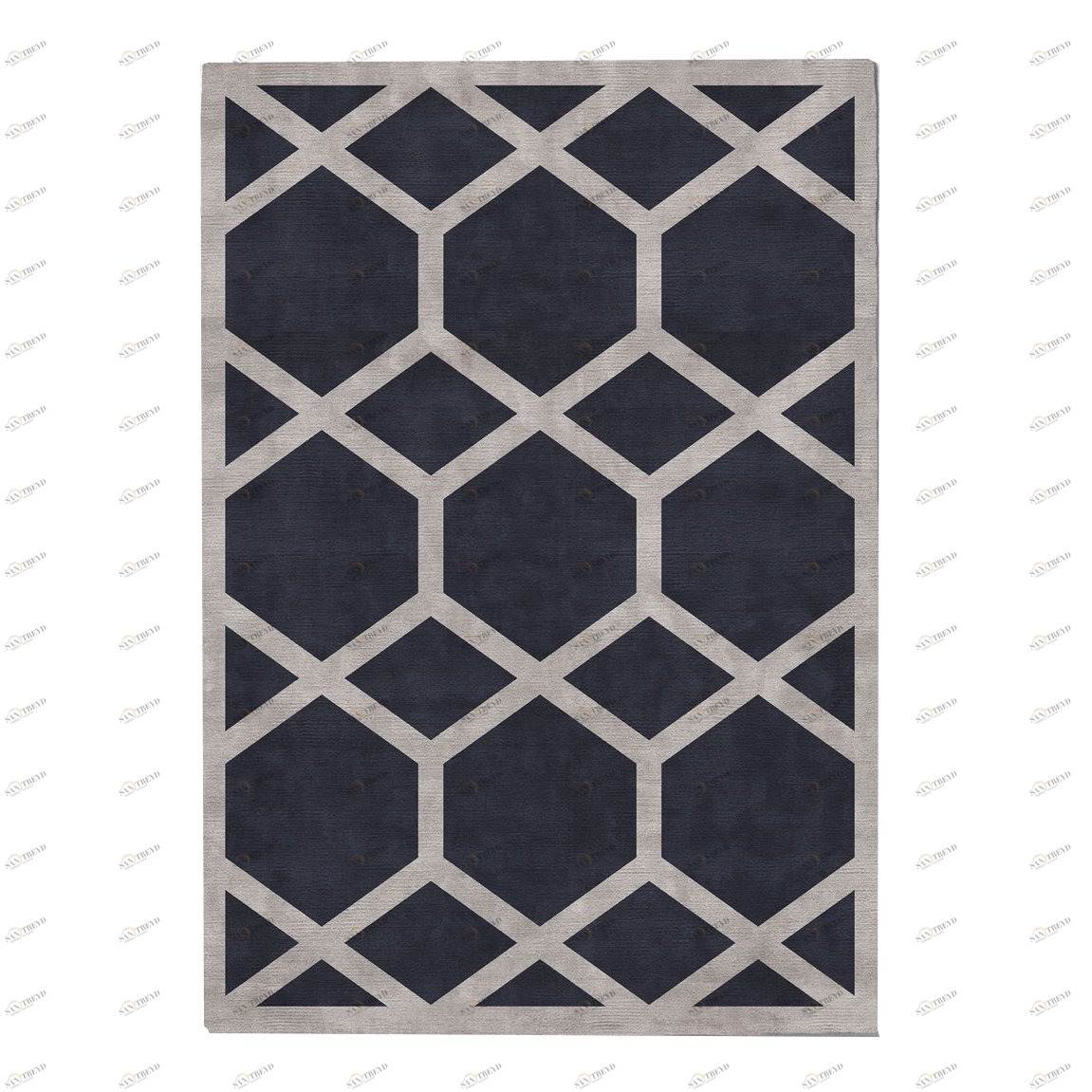 Ковер Ashton Steel 200x290 серый RUGBERRY ДИЗАЙНЕРСКИЕ, AHSTON 326042 Серый 