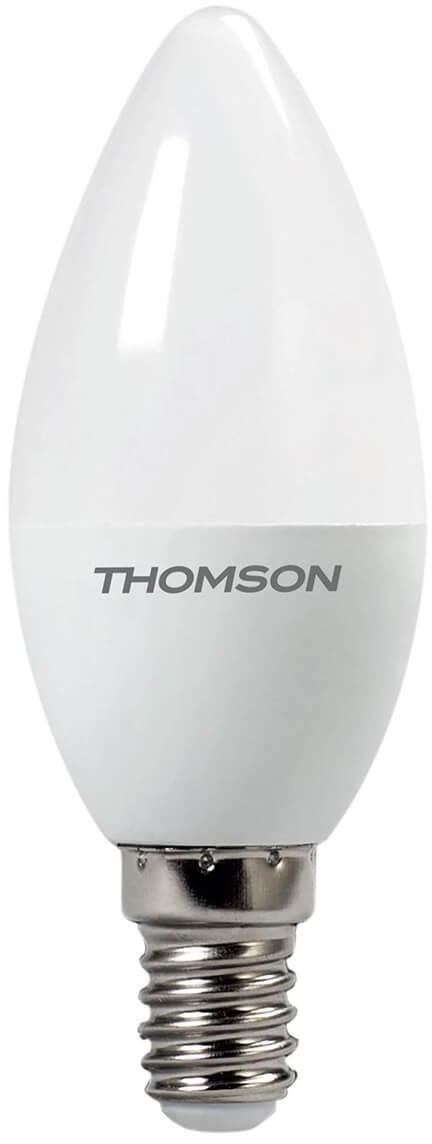 TH-B2018 Лампа светодиодная E14 10W 4000K свеча матовая Thomson