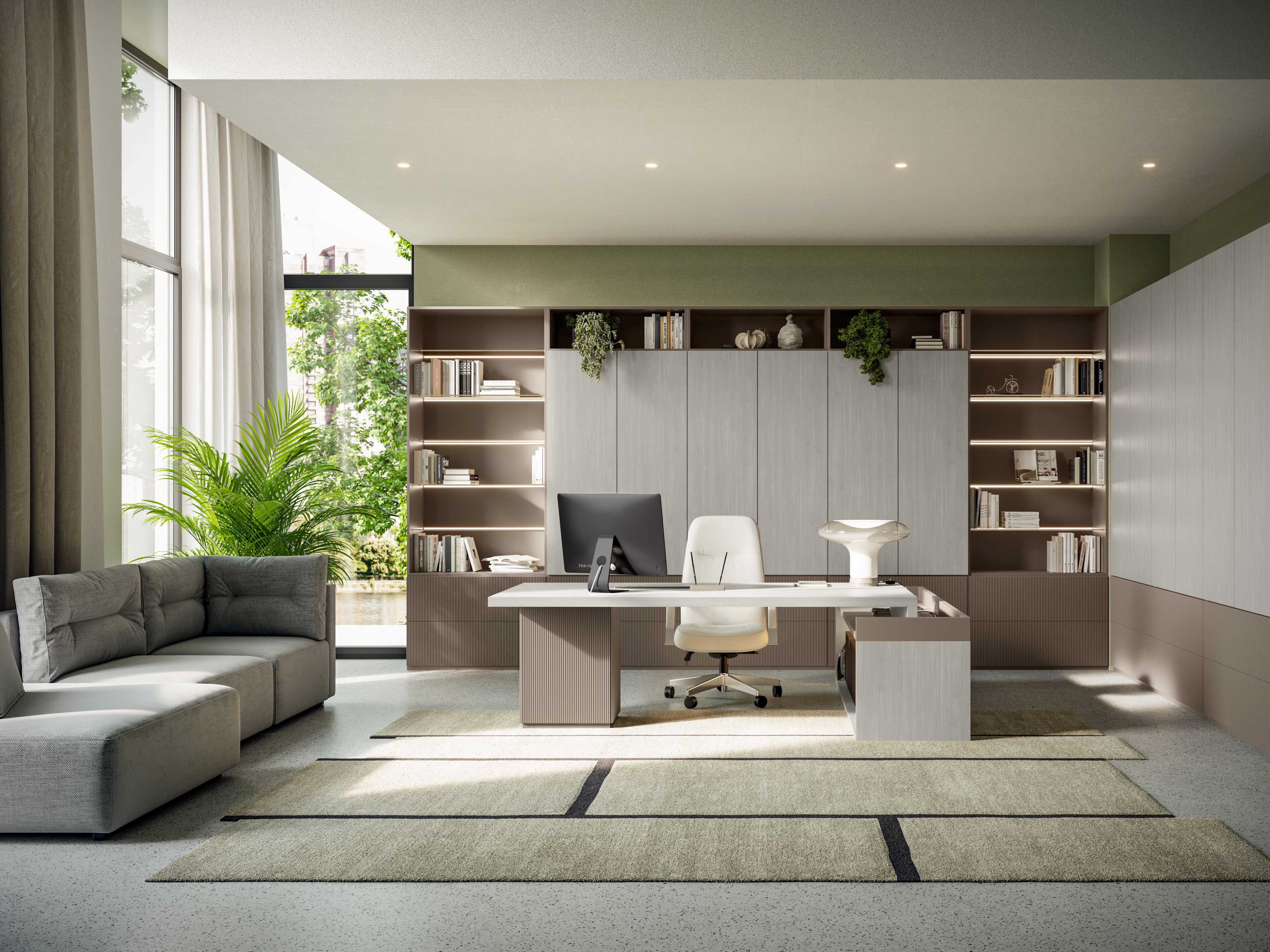 Стол управления на базе Giessegi OfficeTime ARCH-00136579 - Вид №1