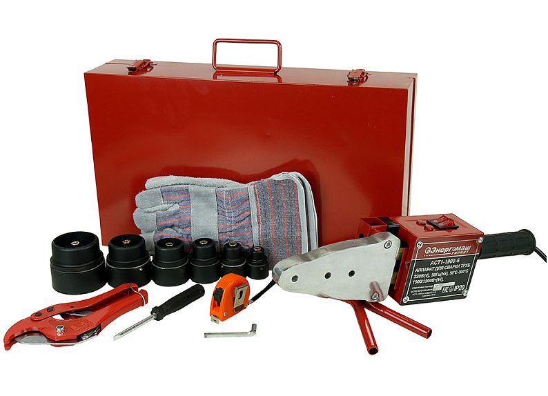 Сварочный аппарат для полипропиленовых труб Энергомаш АСТ1-1900-6 5335779 STDN-0045684 - Вид №1