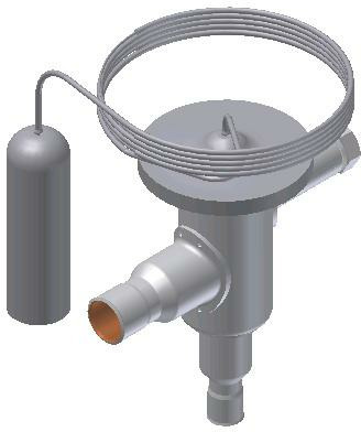 Danfoss TUB/TUBE — Клапаны терморегулирующие со встроенными клапанными узлами TUBE Клапан терморегулирующий 068U1937