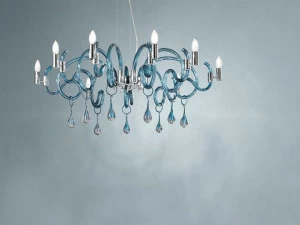 Sylcom Люстра из стекла с кристаллами Street 2001