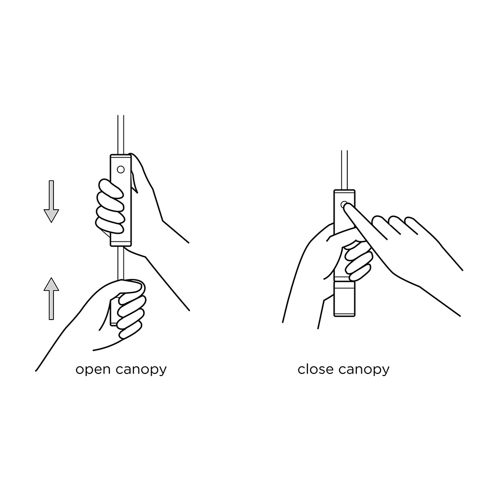 2011047 Зонт-трость ° original passion red SENZ  - Вид №10