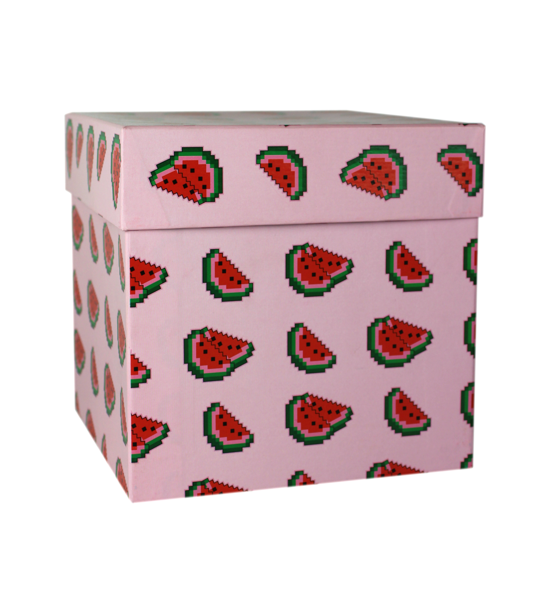 509891 Коробка подарочная "Арбузы", 15,5 х 15,5 х 15,5 см Santreyd 