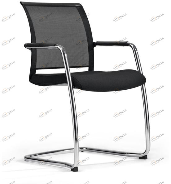 Manerba Консольный офисный стул с подлокотниками Cross St101f10n