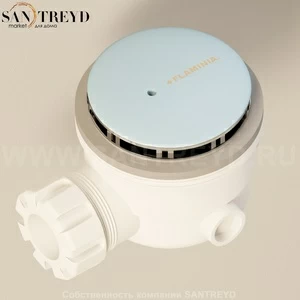 Flaminia PLFC Донный клапан с голубой накладкой для душевого поддона PLFC.5014