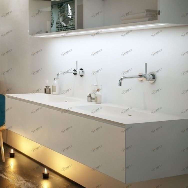 Moma Design Тумба под раковину подвесная с 2 ящиками 1800 Evoline Emotion2 350 белая матовая EVD209183LO