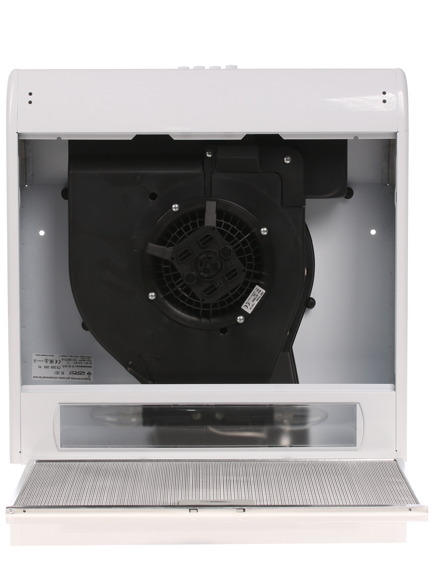 1038990 Вытяжка подвесная Gefest ВО 2501 белый STDN-0079710 - Вид №5