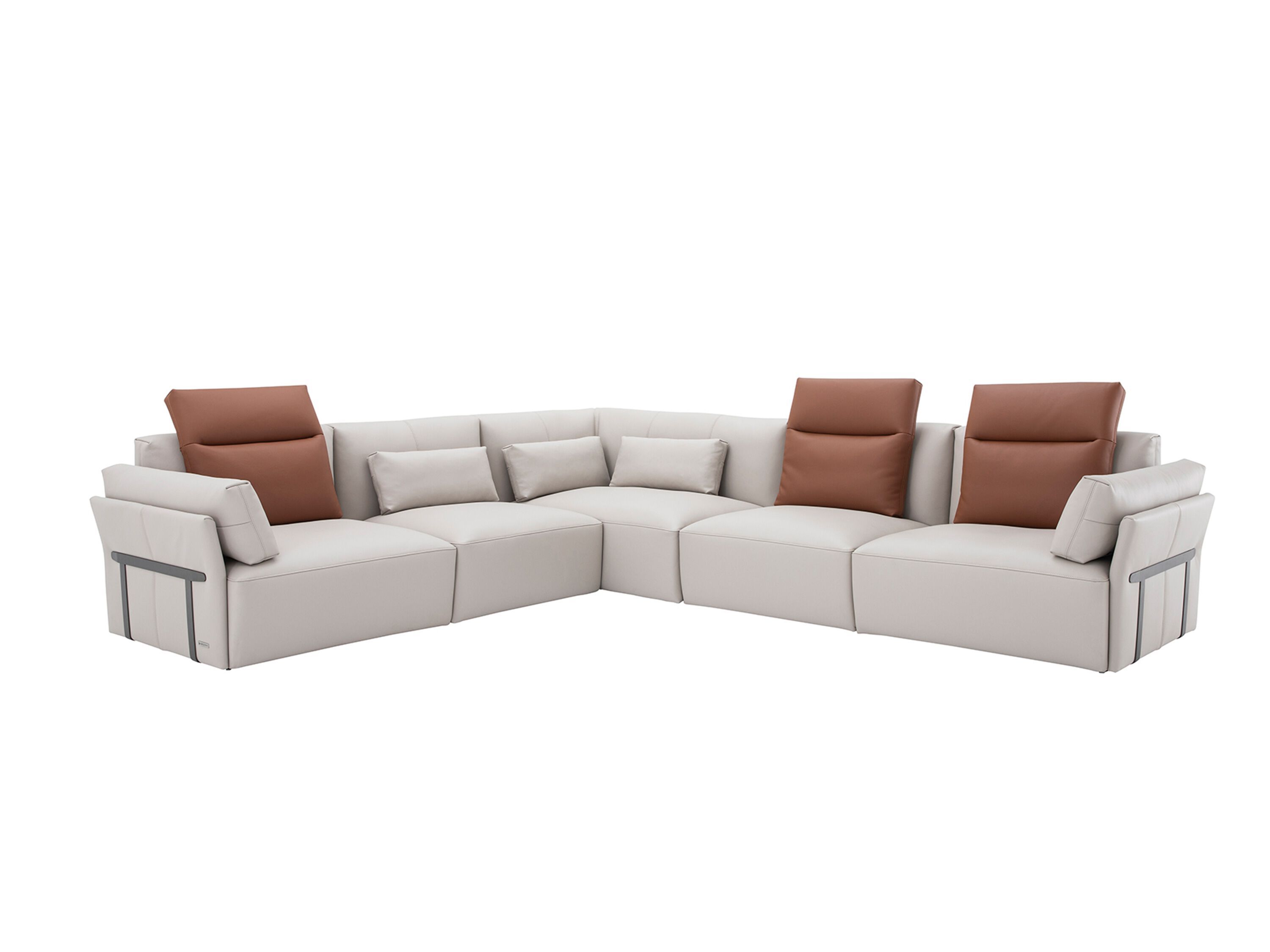 Кожаный модульный угловой диван CAMPO DE' FIORI Живерни ARCH-00152128 - Вид №2