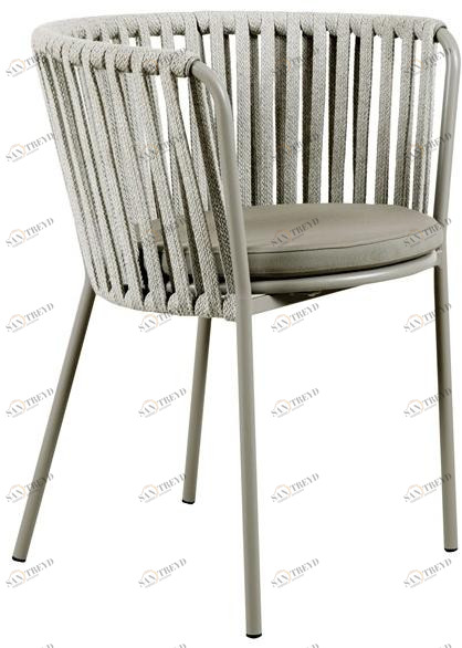 Vermobil Садовое кресло из веревки с подлокотниками Desiree rope De304 - de305