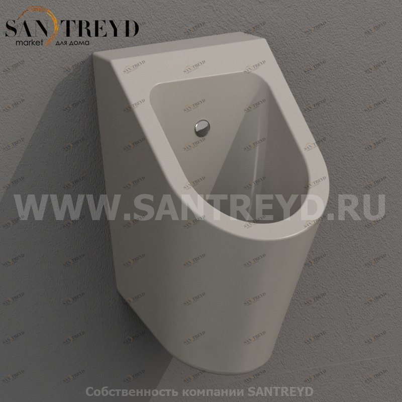 FO030GH Настенный писсуар, уринал с мушкой Ceramica Globo FORTY3