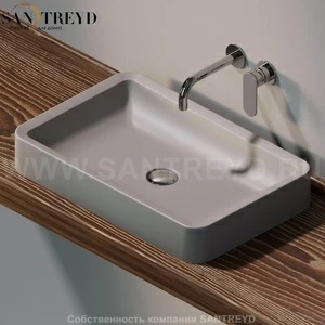 NL62A1019 Накладная раковина под столешницу  прямоугольная Ceramica Flaminia Nile