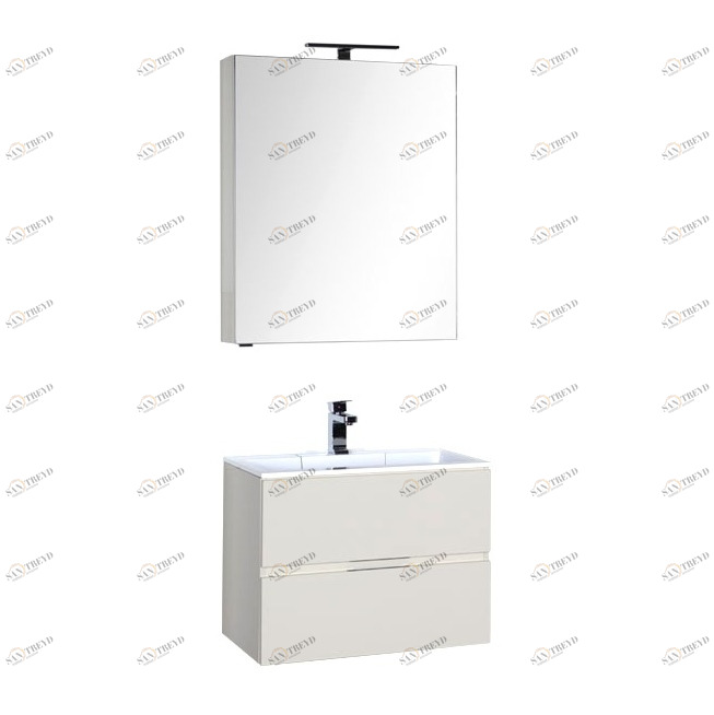 Комплект мебели Aquanet Алвита 70 крем 00184579