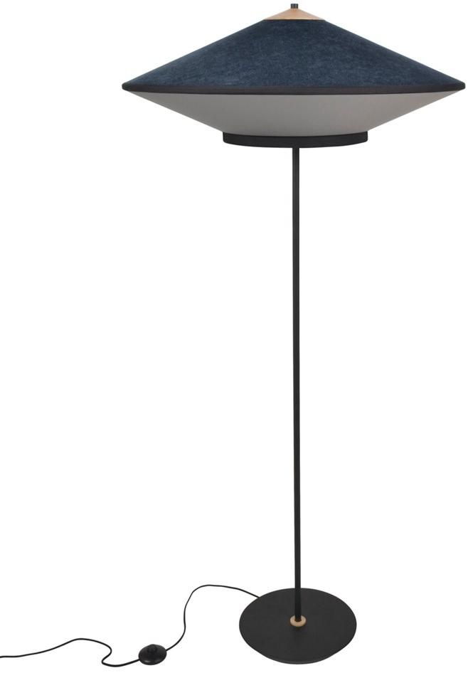 Forestier Торшер с бархатным и льняным абажуром Cymbal sun-id-1408007 - Вид №5