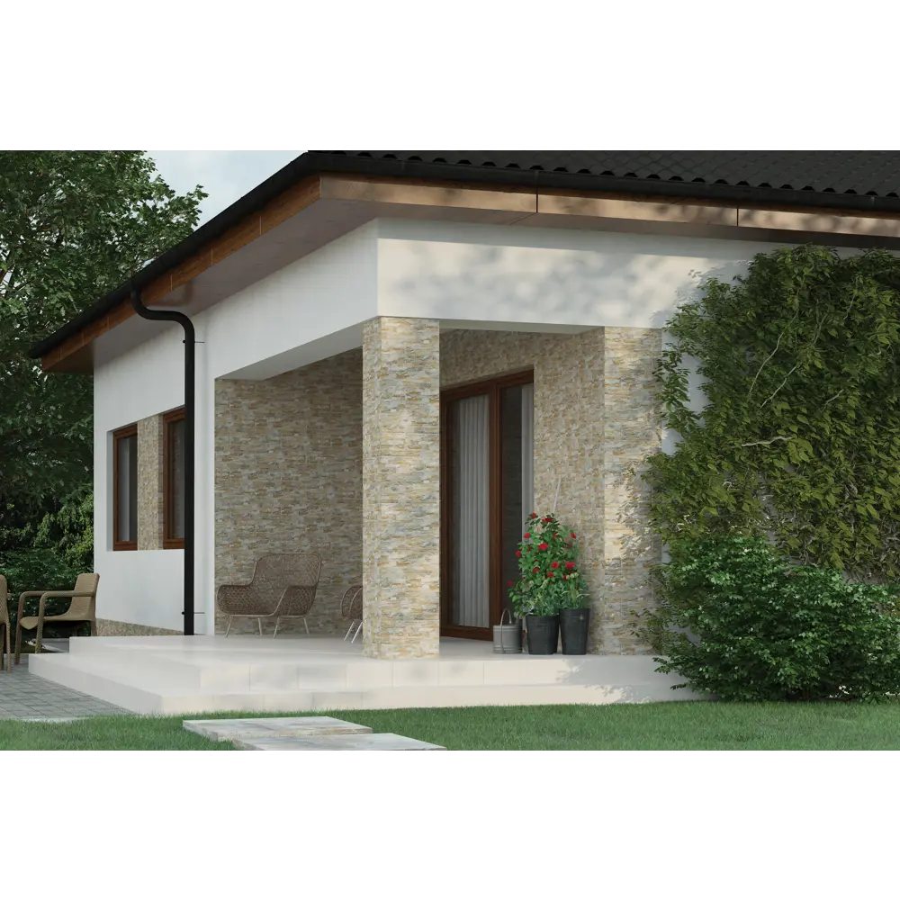 Cerrad Aragon: клинкерная плитка с фактурой камня в бежевых тонах 15055565 STLM-0005265 - Вид №3