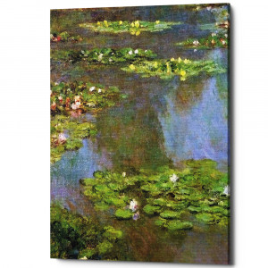 896522181_2628 Картина «Водяные лилии, 1905» (холст, галерейная натяжка) Object Desire