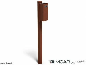 DIMCAR Стальная пепельница для общественных мест Elite 408-bis