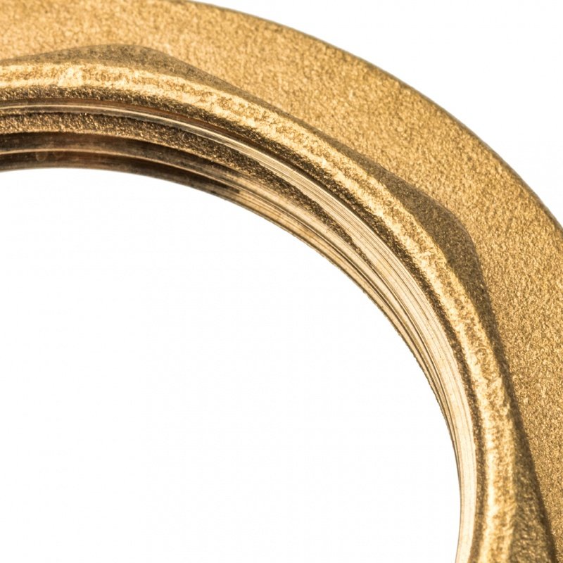 Контргайка с упором 1 1/2" латунь STOUT SFT0023000112 - Вид №2