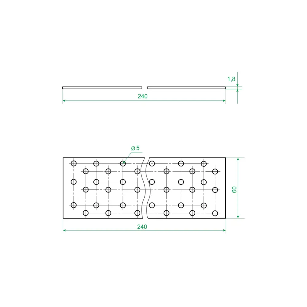Santreyd Пластина крепежная 60х240 мм для мебели и строительных конструкций 18750571 STLM-0012480 - Вид №3