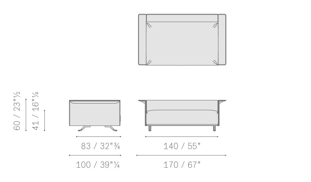 Ткань съемный садовый диван Poltrona Frau Boundless Living Outdoor Collections ARCH-00134649 - Вид №18