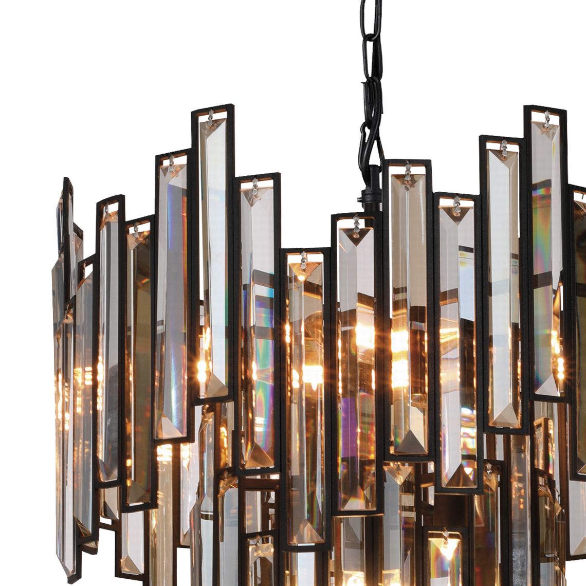 Подвесная люстра Favourite Enigma 1973-9P FAVOURITE ДИЗАЙНЕРСКИЕ, ENIGMA BLACK, ДВУХЪЯРУСНЫЕ 109230 Черный  - Вид №3