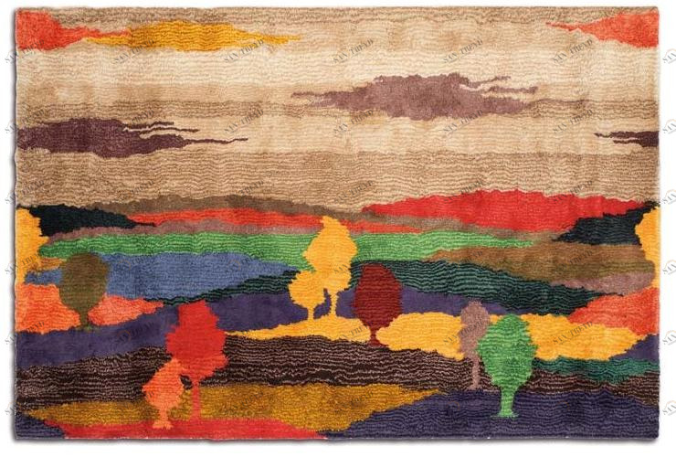 MissoniHome Ковер из шерсти с длинным ворсом Shades stripes sun-id-1392108