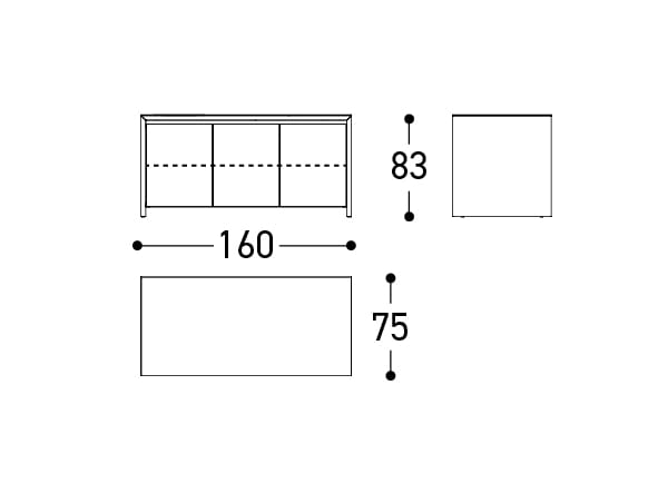 Алюминиевый шкаф с распашными дверями Varaschin Outdoor Cooking ARCH-00087014 - Вид №6