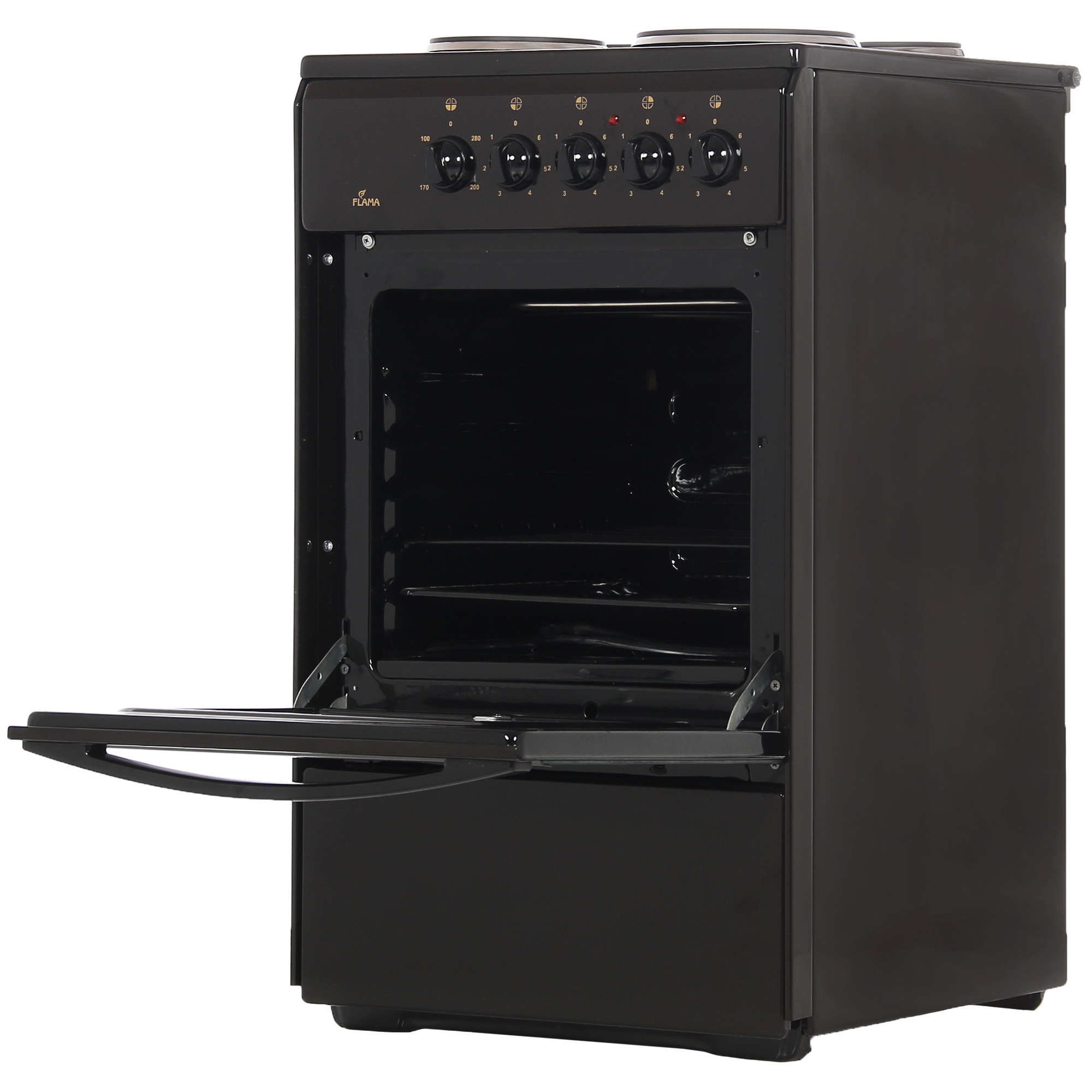 8122208 Электрическая плита FLAMA AE 1403 B коричневый Flama group STDN-0050125 - Вид №3
