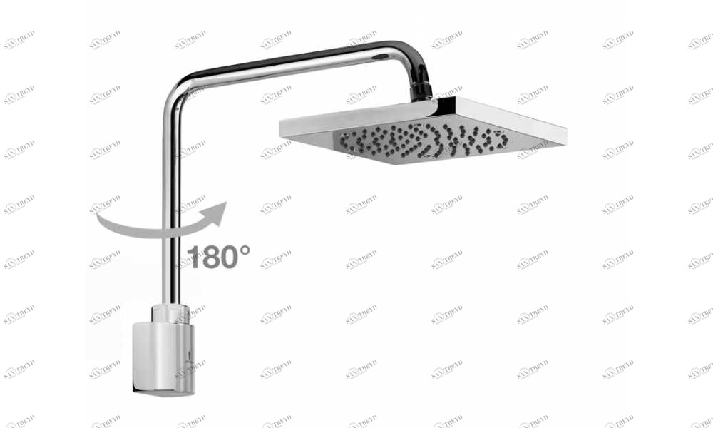 H59715 Потолочный & настенный душ Cube 260 x 260 mm BOSSINI 