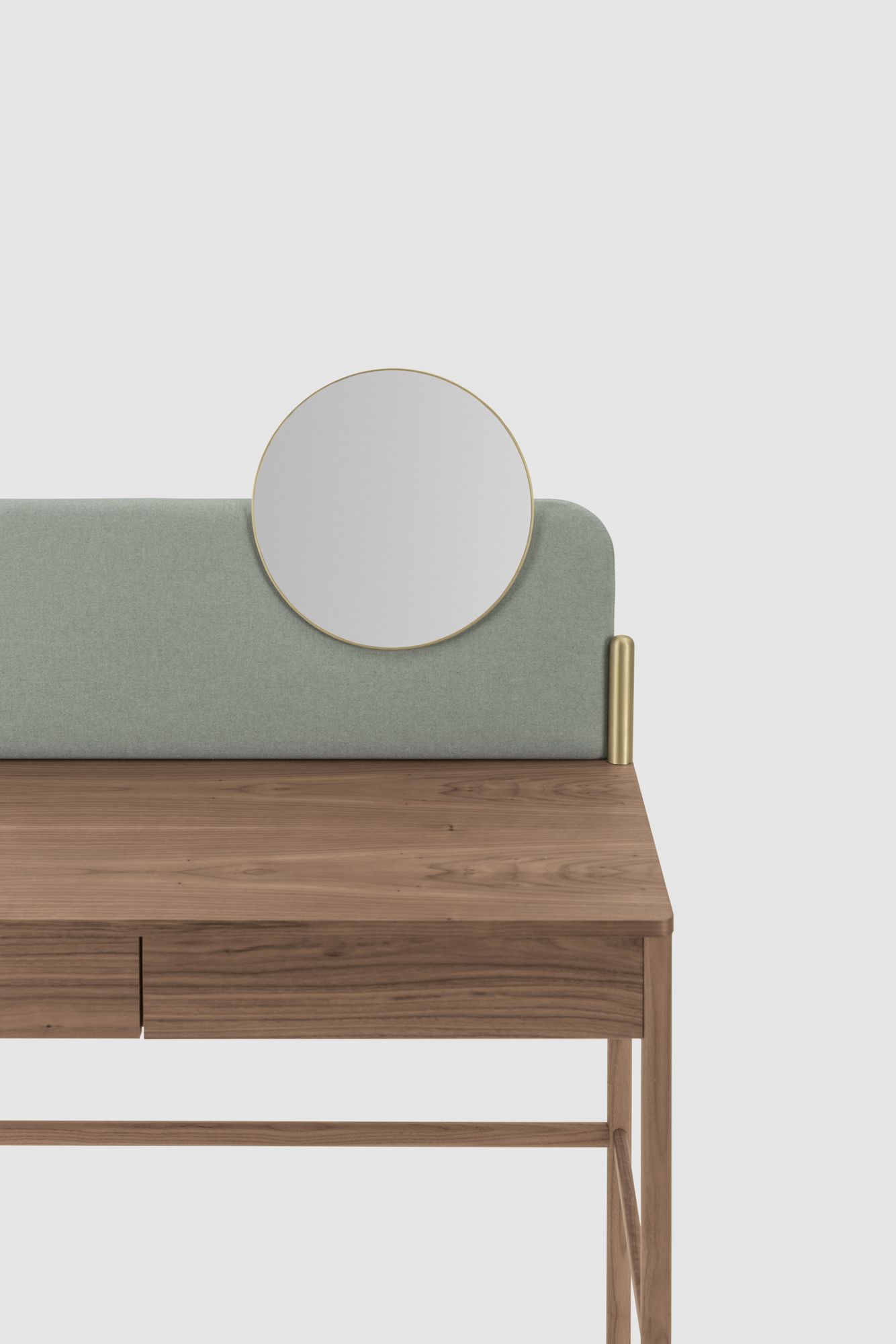 Письменный стол из орехового дерева с ящиками Bolzan флаг ARCH-00031819 - Вид №3