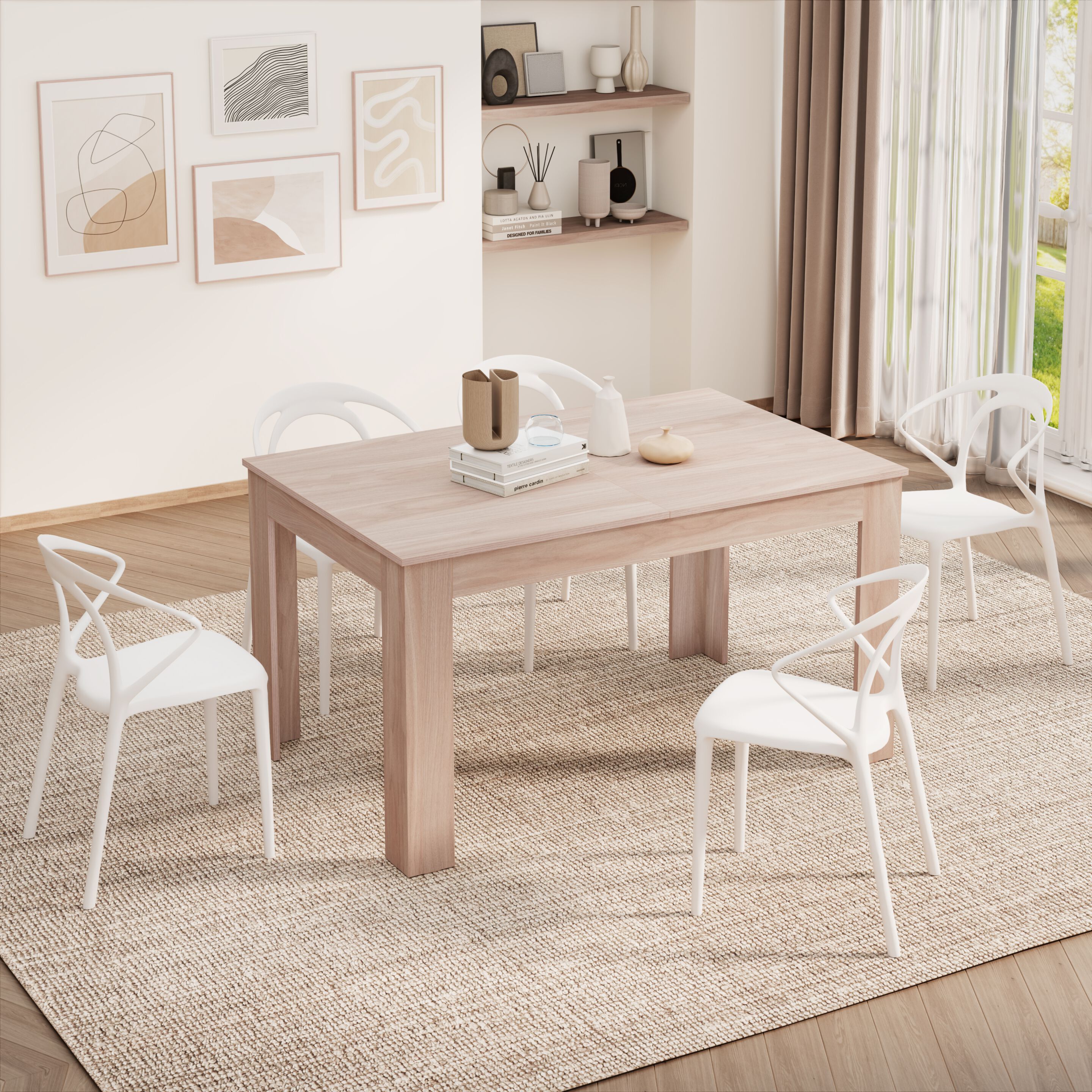 Прямоугольный выдвижной стол для кухни в меламине Mobili Fiver Easy ARCH-00064718 - Вид №65