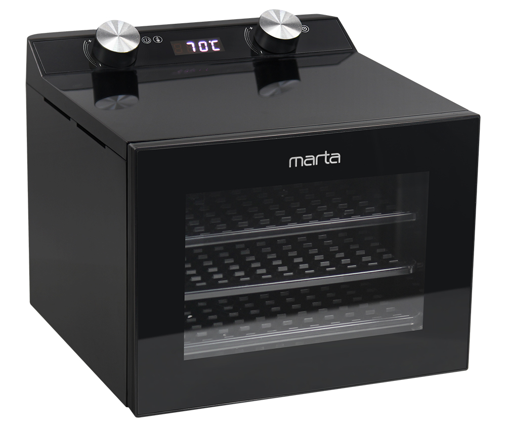 9162164 Сушилка для овощей и фруктов MARTA MT-FD1894A черный STDN-0152226 - Вид №3