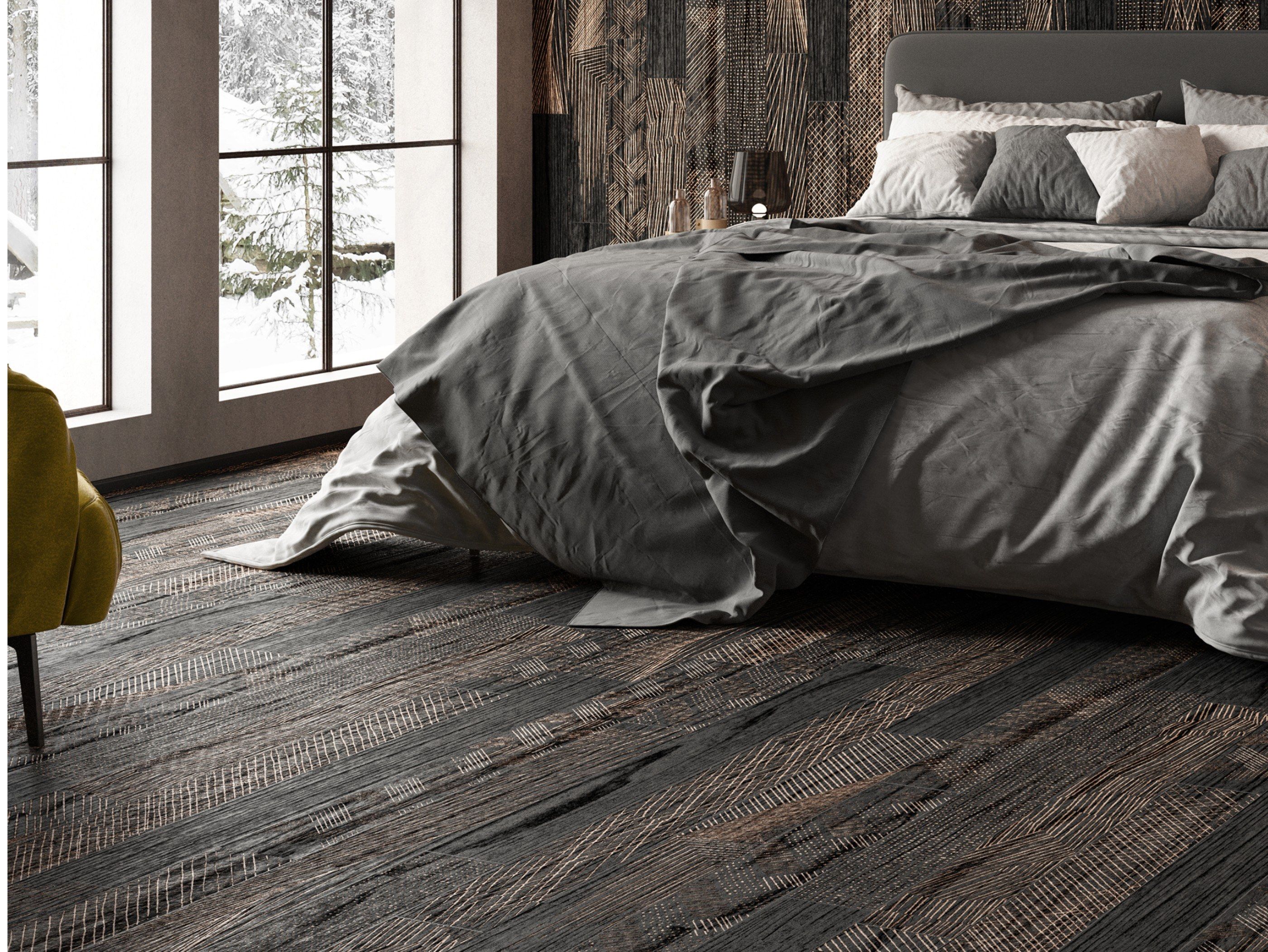 Дубовый пол / покрытие Inkiostro Bianco одиннадцать 11/03 ARCH-00083037