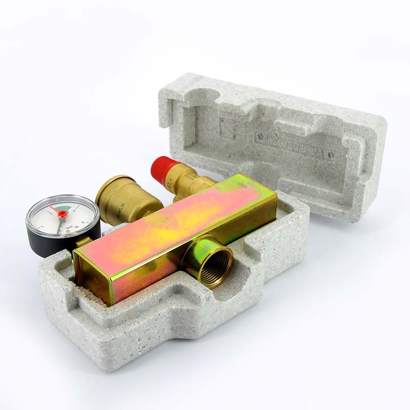 Группа безопасности котла WATTS KSG 30 ISO 3 бар 100 кВт с теплоизоляцией сталь 10005204 - Вид №2