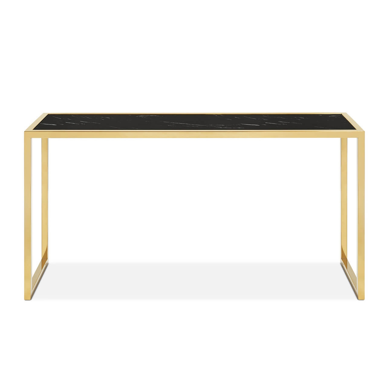 450287-BS ABHIKA КОНСОЛЬНАЯ КОРОНА ПРЯМАЯ H75 150X40 BLACK/SILVER 