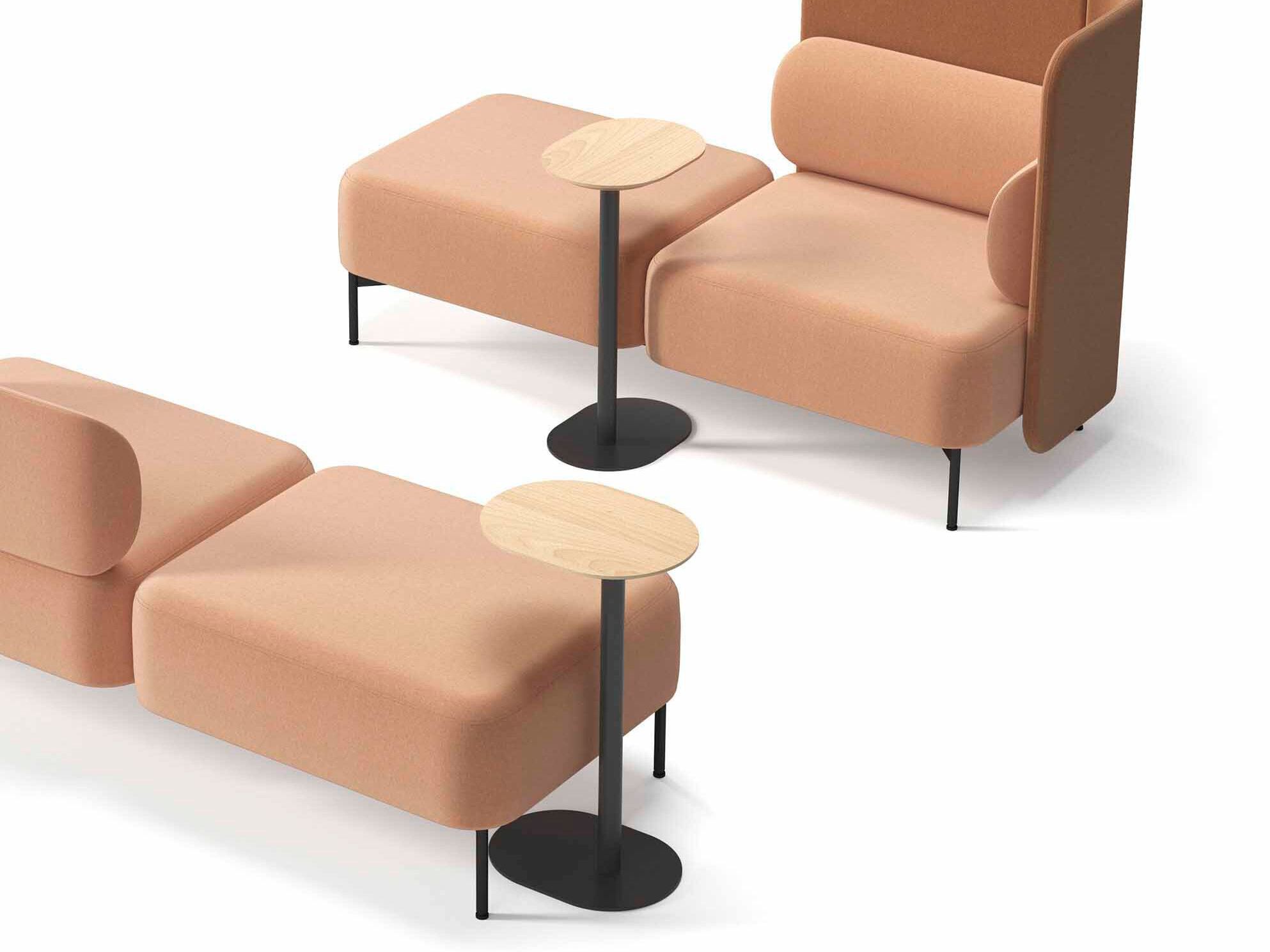 Стальной и деревянный журнальный столик SITLOSOPHY® SIDE TABLE ARCH-00049437 - Вид №1